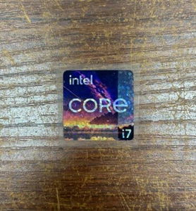 1x Intel Core i7 Desktop / Laptop Custom Sticker Label (NEW) - Picture 1 of 2