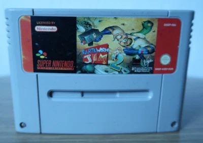 Earthworm Jim 2 (PAL) Super Nintendo Entertainment System (SNES)Tested & Working - Image 1 of 4