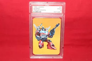1985 Hasbro Transformers Card Inferno #7 PSA 9 Autobots Decepticons - Picture 1 of 2