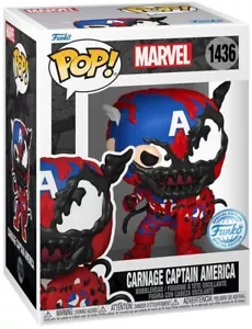 Carnage Captain America | Absolute Carnage | Funko Pop Marvel | #1436 - Picture 1 of 2