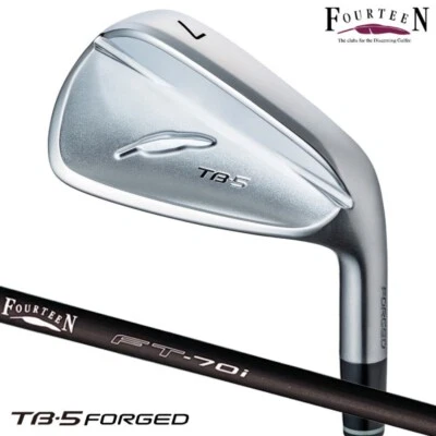 FOURTEEN  2025 TB-5 FORGED ironset 6-9PW 5pc FT-70i graphite shaft OneFlex RH - Image 1 of 4