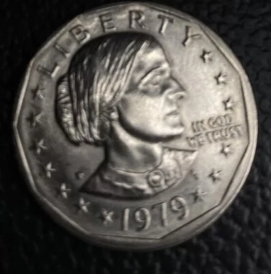 Rare 1979 "S" Susan B Anthony Liberty FG - Frank Gasparro ONE DOLLAR U.S. Coin - Image 1 of 4