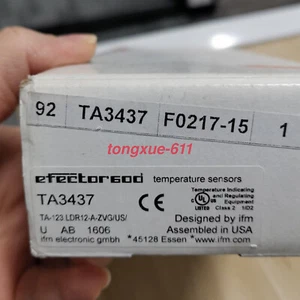 Nuovo TA3437 Sensore di temperatura IFM via FedEx o DHL - Foto 1 di 2