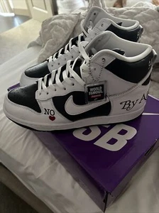 Nike x Supreme Dunk High SB By Any Means Stormtrooper Size 10M - BRAND NEW - Picture 1 of 4