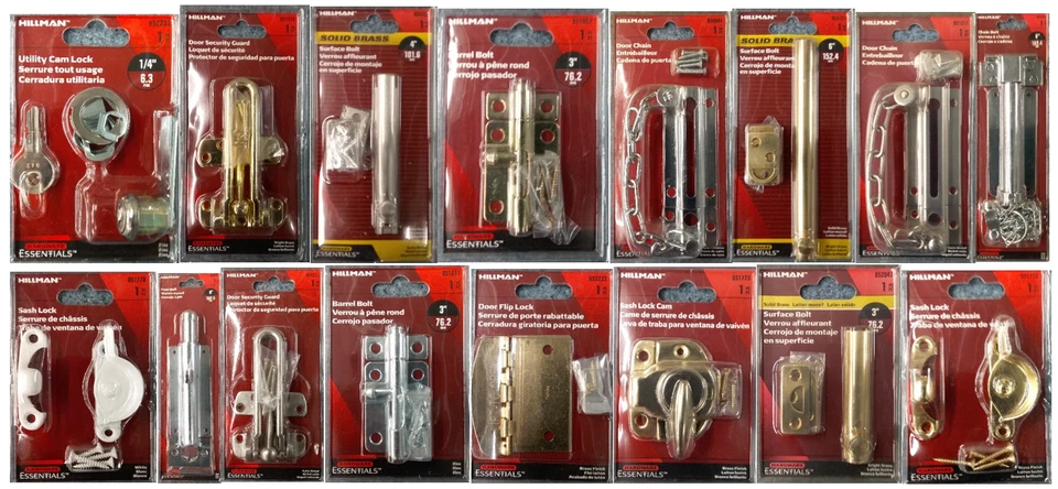 HERRAJES PARA PUERTAS Y VENTANAS HILLMAN - TÚ ELIGES CUÁLES QUIERES Foto 1 de 1