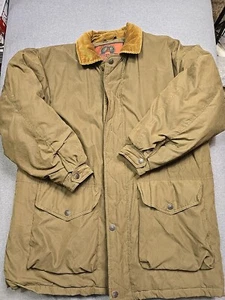 Weatherproof Coat Mens Extra Large Brown Quilted Lining Down Feather Filled - Picture 1 of 12