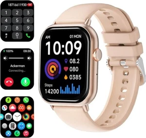 Smart Watches for Men Women (Answer/Make Call), 2.01” Fitness Tracker with 100+ - Picture 1 of 6