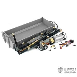 1/14 Scale LESU Hydraulic Metal Bucket W/Cylinder for RC Dump Truck Tipper Model - Picture 1 of 10