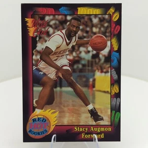 1991-92 Wild Card Basketball Red Hot Rookies - Stacy/Stacey Augmon #6 UNLV - Picture 1 of 2