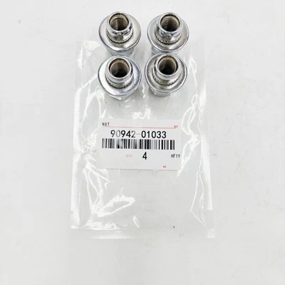 OEM FOR LEXUS IS300 IS350 IS F LS430 NX300 NX300h  CHROME WHEEL LUG NUT SET OF 4 Foto 1 de 4