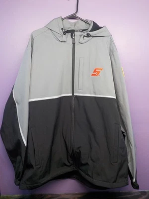 Chaqueta Snap On Tools Gris/Negro con Capucha Extraíble Talla 2xl Foto 1 de 4