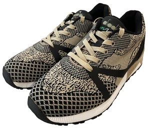 Scarpe sneakers moda uomo Diadora N9000 nero/sabbia taglia 9 90015 N.9000 - Foto 1 di 13