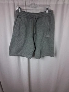 Pantalones Cortos PUMA Para Hombre Grandes Gris Polar Sudor Atlético Cordón Logo Bolsillos Salón - Imagen 1 de 12