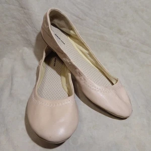 🩰 Time and Tru Scrunch Ballerinas Gr. 9 Rouge Hellbraun Weiches Kunstleder - Bild 1 von 21