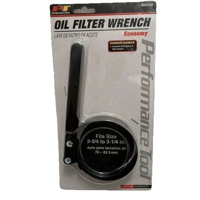 Performance Tool W54130  Oil Filter Wrench 2-3/4”-3-1/4”. New Free Shipping! - Image 1 of 4