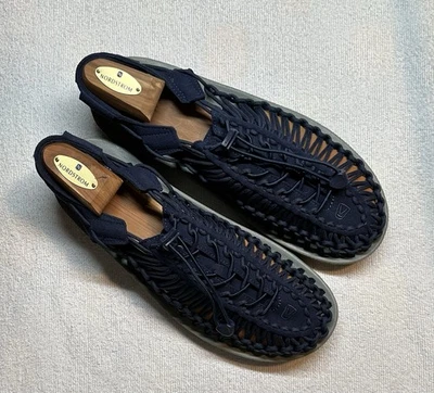 KEEN Men’s Uneek Sandal Nordstrom Men's Navy Woven Shoes size 11 - Изображение 1 из 4
