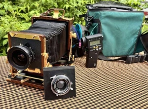 Calumet cherry wood 4x5 field camera - Picture 1 of 13