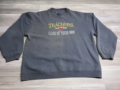 Vintage Big Dogs Crewneck Embroidered Sweatshirt Teachers Collegiate Style Sz M - Image 1 of 4