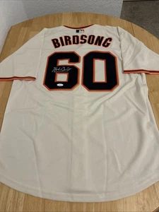 Hayden Birdsong San Francisco Giants Autographed Jersey JSA Certified - Picture 1 of 6