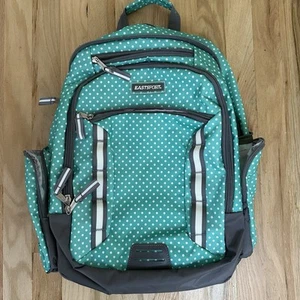 Eastsport türkis mit weißen Tupfen gepolsterter Schulrucksack mit Laptopfach - Bild 1 von 11