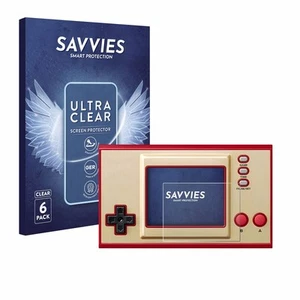 6x Film Protection Ecran pour Nintendo Game & Watch The Legend of Zelda Film - Photo 1/11
