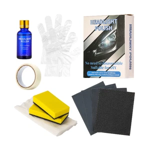 9H Repair Liquid Headlight Cover Len Restorer Polish Cleaner Car Accessories 6 - Picture 1 of 9