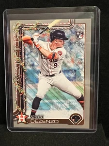 Zach Dezenzo 2025 Topps Holiday Silver Glitter Holiday #H162 (RC) - Astros - Picture 1 of 2