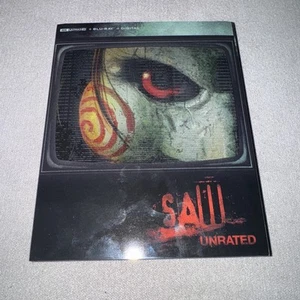 Saw Unrated Steelbook (4K UHD + Blu-ray + Digital, 2004)WITH SLIPCOVER - Picture 1 of 1