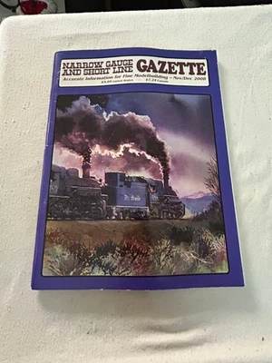 Narrow Gauge and Short Line Gazette Nov/Dec 2008 Model Railroading Magazine - Image 1 of 2