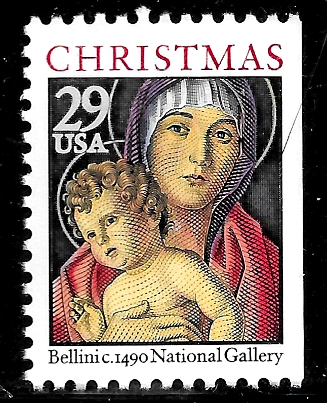 HICK GIRL- MNH. U.S. STAMPS   SC#210   19962   MADONNA & CHILD    M57 - Image 1 of 1
