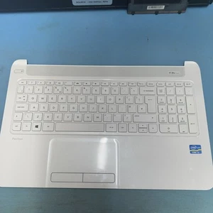 hp 15-n034ea Fully Working Palmrest And Keyboard, Power Button And Touchpad - Afbeelding 1 van 5