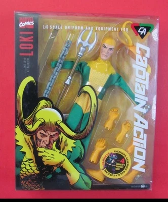 Captain Action as Loki  12" Figure / 2012 Marvel.     OPEN BOX. - Image 1 of 3
