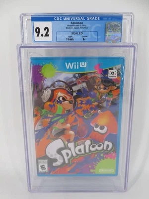 NEW ~ Splatoon CCG Graded 9.2 A+ (Nintendo Wii U, 2015) ~ FACTORY SEALED! - Image 1 of 4