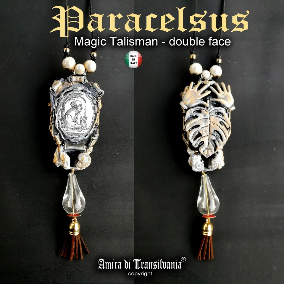gioiello ciondolo pendente talismano amuleto portafortuna soldi amore paracelso - Immagine 1 di 4