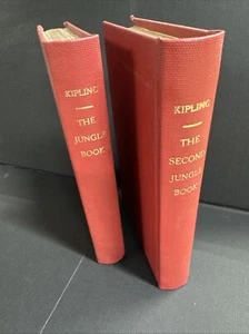 1909 edition THE JUNGLE BOOK *RARE* FIRST & 2ND early printing RUDYARD KIPLING - Picture 1 of 10