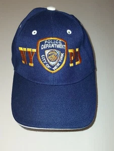 NYPD BASEBALL Cap HAT New York Police Department Adjustable - Picture 1 of 2