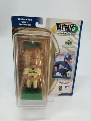 Ichiro Suzuki Playmakers 7” Bobblehead All Star Edition with 2001 Upper Deck RC - Image 1 of 4