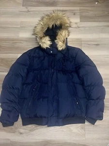 Mark Jacob’s Puffer Jacket Faux Fur Hood - Picture 1 of 5
