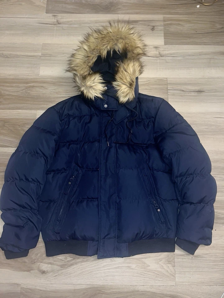 Mark Jacob’s Puffer Jacket Faux Fur Hood - Image 1 of 4