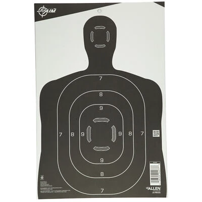 Allen Company EZ AIM Adhesivo Bullseye Targets 12x18 Cuadrado 25 Paquete Negro Blanco Foto 1 de 2