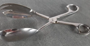 Alte Salatzange Schere Servierzange Gebäckzange Vintage - Bild 1 von 5