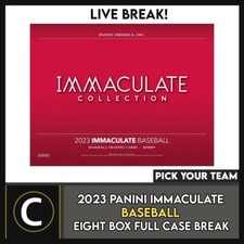 2023 PANINI IMMACULATE BASEBALL 8 BOX CASE BREAK #A3008 -New York Mets