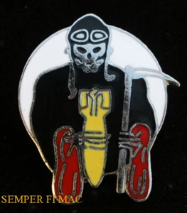 CAPPELLO DA BAVERO BOMBA DROPPING REAPER PIN UP US ARMY AIR CORPS MORTE TESCHIO BOMBARDIERE WOW - Foto 1 di 5