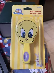 Baby Looney Tunes Baby Tweety Brush & Comb Set Brand New In Package - Picture 1 of 6