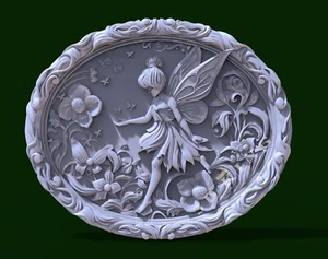 STL 3D Modelo 10 FAIRY GIRL para CNC ROUTER Impresora 3D Grabador Talla Aspire - Imagen 1 de 1