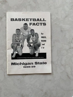 Michigan State Spartans men's basketball media guide, 1958-59 season - Image 1 of 4