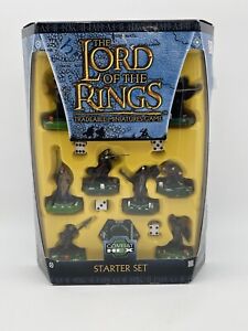 The Lord of the Rings Tradeable Miniatures Game Starter Set Figures Dice Hex Mat