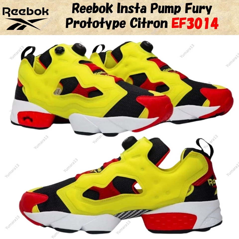 Taille homme Reebok Insta Pump Fury Prototype Citron EF3014 - Photo 1/4
