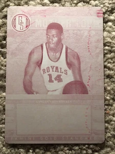 OSCAR ROBERTSON GOLD STANDARD CINCINNATI BEARCATS ROYALS PRINTING PLATE 1/1 - Picture 1 of 2