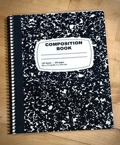 Sketch Book Journal - Composition Notebook Inspired - Picture 1 of 5